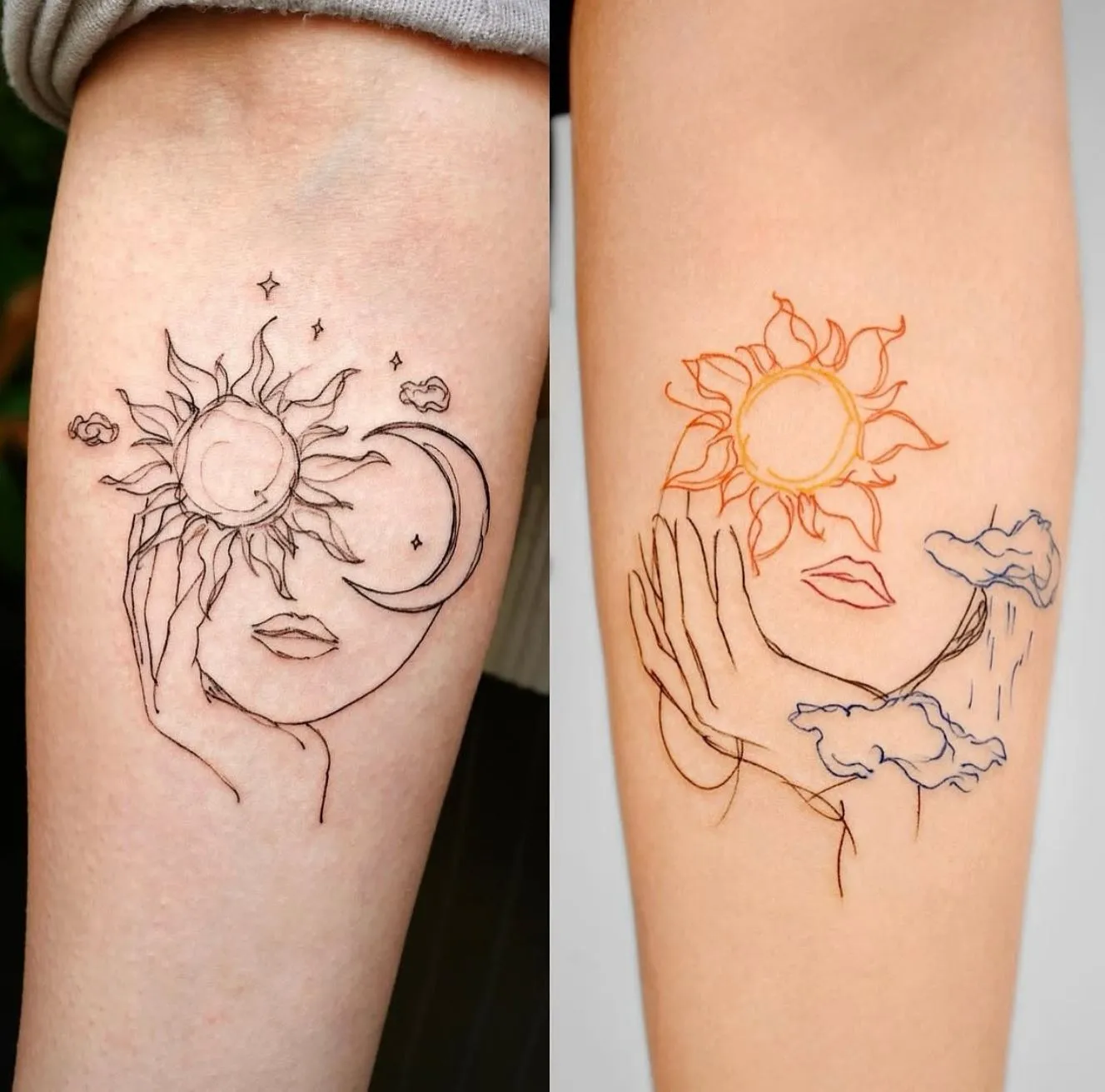 Fine line tattoos
